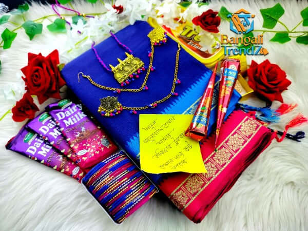 Pure cotton blue body, pink, sky blue