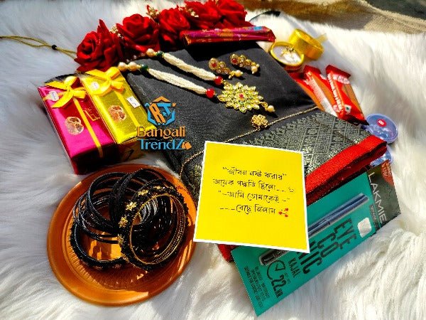 Rajkonna Black Silk Saree Combo