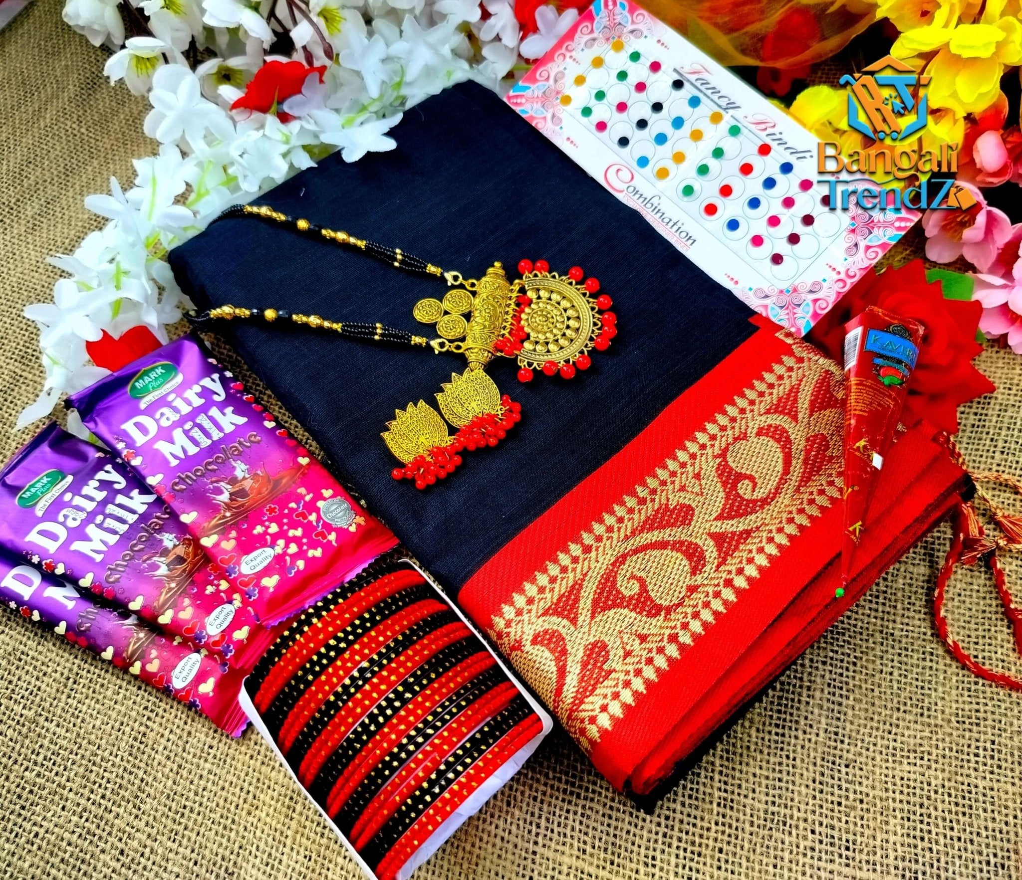 Pure Tangail Weaving Cotton Sarees